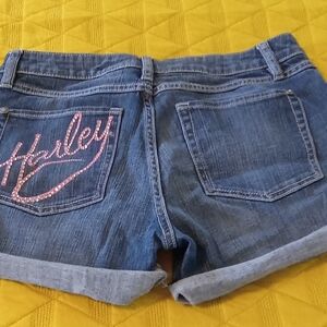Women's Blue Denim Shorts